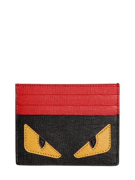 fendi card holder eyes|fendi card holder for women.